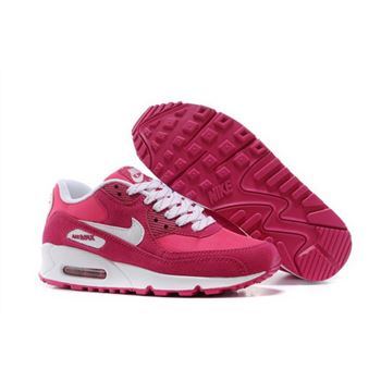Nike Air Max 90 Womens Shoes Rose Red White Hot Czech